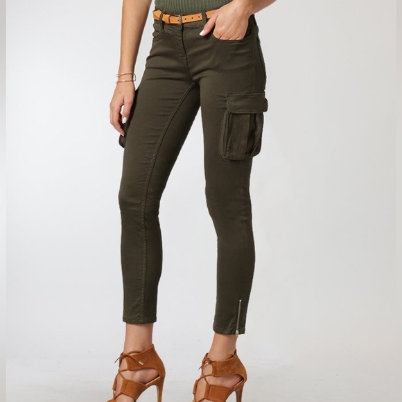 Mavi 'Juliette' Mid-rise Skinny Cargo Pants Size 27/28 NWT - Picture 8 of 15